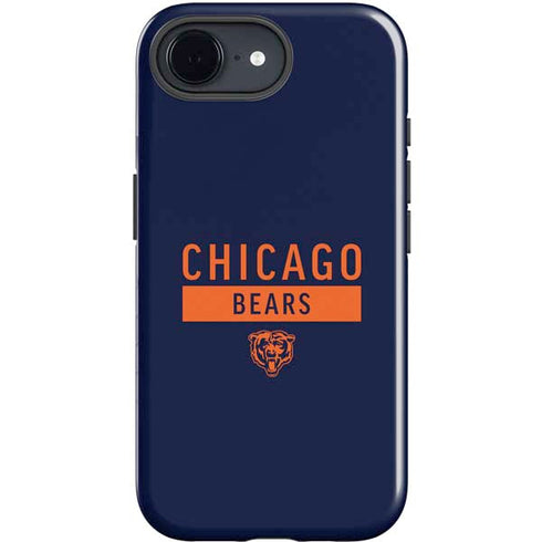 NFL Chicago Bears Blue Performance Series iPhone 16e Impact Case