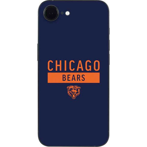 NFL Chicago Bears Blue Performance Series iPhone 16e Skin