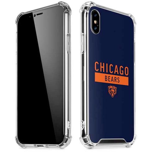 NFL Chicago Bears Blue Performance Series iPhone X/XS Clear Case