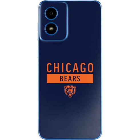 NFL Chicago Bears Blue Performance Series Moto G Play 4G (2024) Skin
