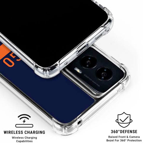 NFL Chicago Bears Blue Performance Series Moto G Power 5G (2024) Clear Case