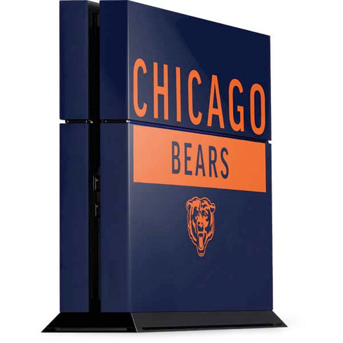 NFL Chicago Bears Blue Performance Series PlayStation PS4 Skins