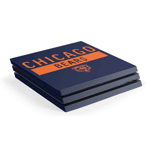 NFL Chicago Bears Blue Performance Series PlayStation PS4 Skins
