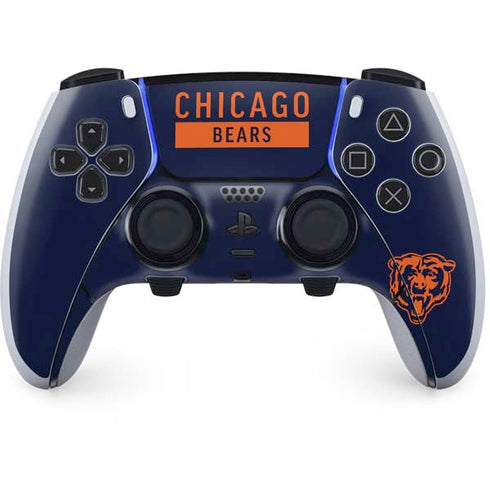 NFL Chicago Bears Blue Performance Series PS5 DualSense Edge Pro Controller Skin