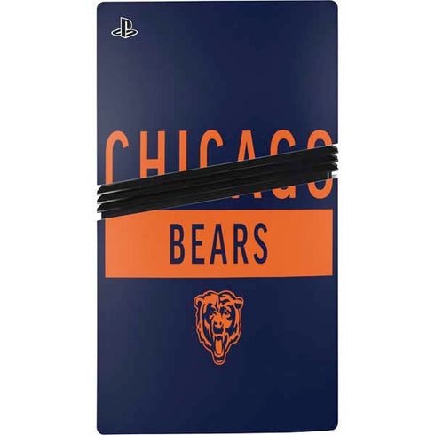 NFL Chicago Bears Blue Performance Series PS5 Pro Bundle Skin
