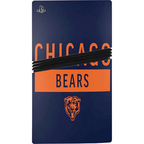 NFL Chicago Bears Blue Performance Series PS5 Pro Console Skin