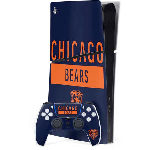 NFL Chicago Bears Blue Performance Series PlayStation PS5 Skins
