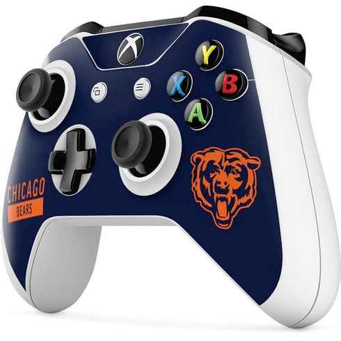 NFL Chicago Bears Blue Performance Series Xbox One S All-Digital Edition Bundle Skin