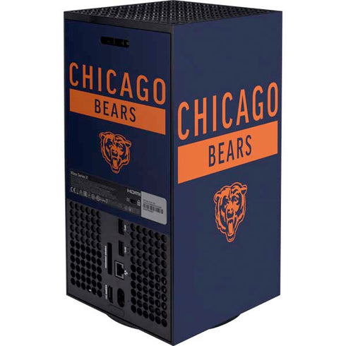 NFL Chicago Bears Blue Performance Series Xbox Series X Bundle Skin