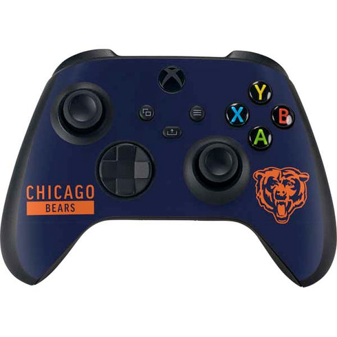 NFL Chicago Bears Blue Performance Series Xbox Series X Bundle Skin