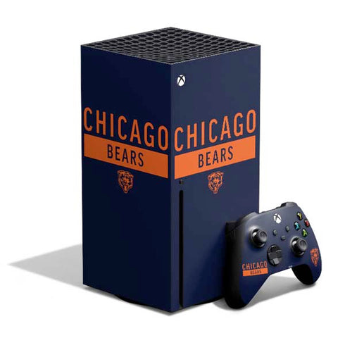 NFL Chicago Bears Blue Performance Series Xbox Series X Skins