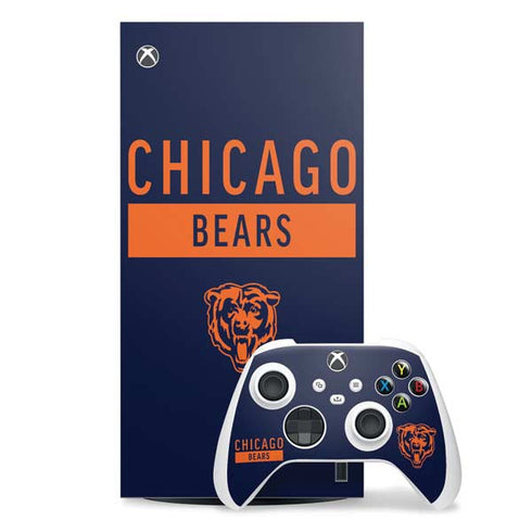 NFL Chicago Bears Blue Performance Series Xbox Series X Skins