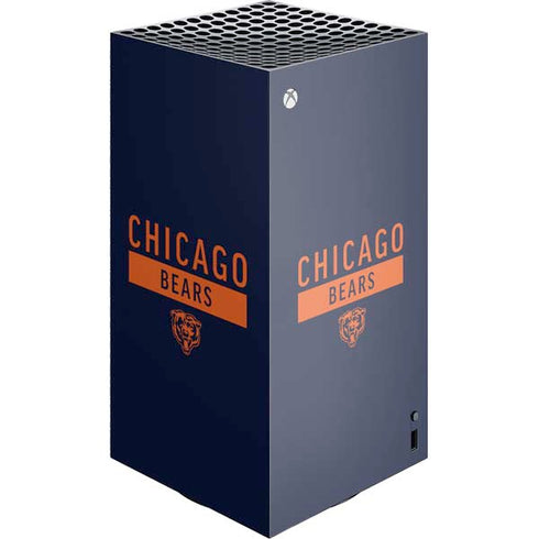 NFL Chicago Bears Blue Performance Series XBox Series X Digital Edition Console Skin