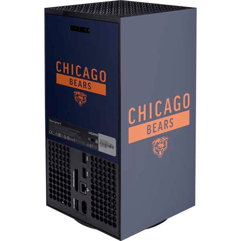 NFL Chicago Bears Blue Performance Series XBox Series X Digital Edition Console Skin