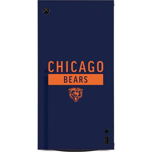 NFL Chicago Bears Blue Performance Series XBox Series X Digital Edition Console Skin