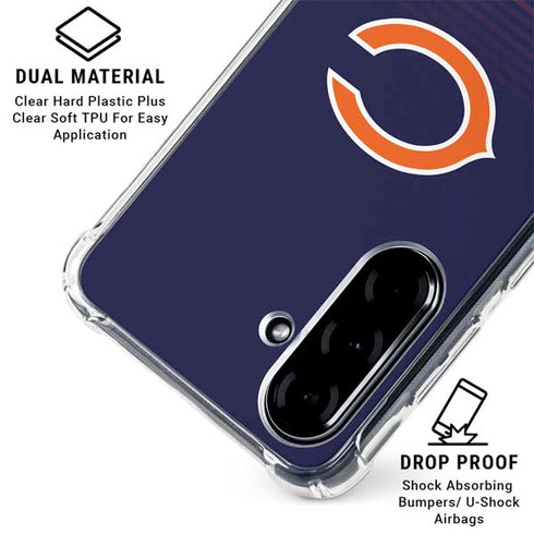 NFL Chicago Bears Breakaway Galaxy A36 5G Clear Case