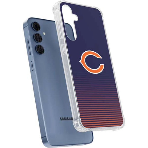 NFL Chicago Bears Breakaway Galaxy A55 5G Clear Case