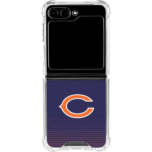 NFL Chicago Bears Breakaway Galaxy Z Flip6 Clear Case
