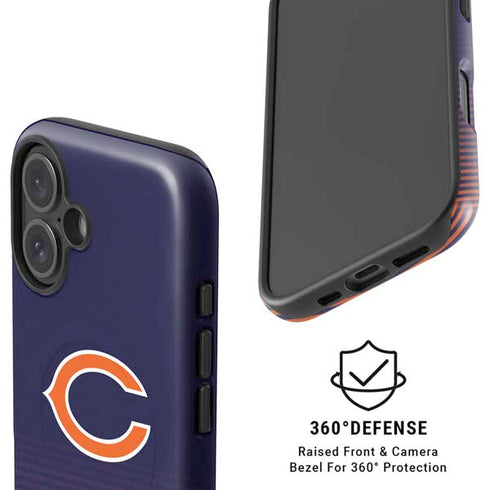 NFL Chicago Bears Breakaway iPhone 16 Magsafe Impact Case