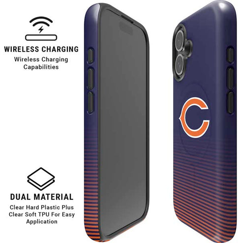 NFL Chicago Bears Breakaway iPhone 16 Magsafe Impact Case