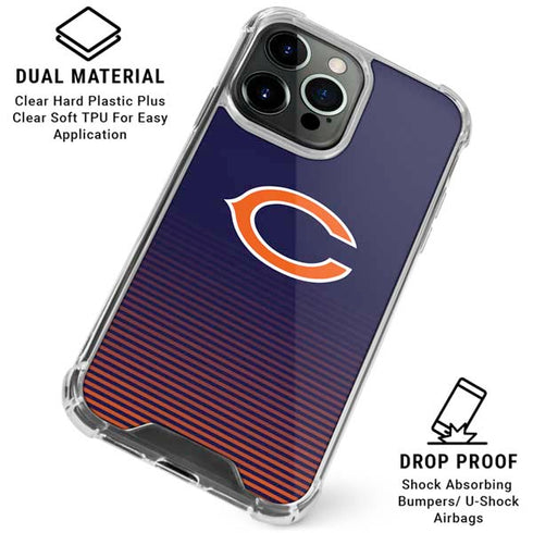 NFL Chicago Bears Breakaway iPhone 16 Pro Clear Case