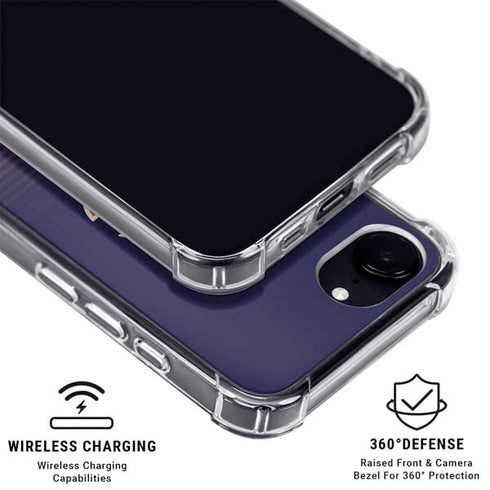 NFL Chicago Bears Breakaway iPhone 16e Clear Case