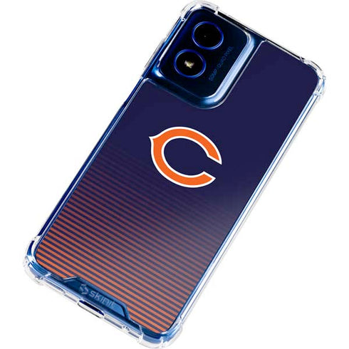 NFL Chicago Bears Breakaway Moto G 5G (2024) Clear Case