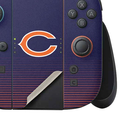 NFL Chicago Bears Breakaway Nintendo Switch 2 (2025) Joy-Con Controller Skin