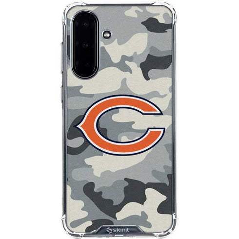 NFL Chicago Bears Camo Galaxy A36 5G Clear Case