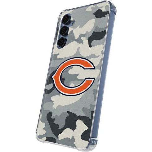 NFL Chicago Bears Camo Galaxy A55 5G Clear Case