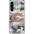 NFL Chicago Bears Camo Galaxy S24 FE Clear Case