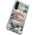 NFL Chicago Bears Camo Galaxy S24 FE Clear Case