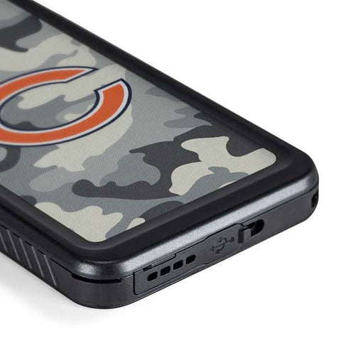 NFL Chicago Bears Camo Galaxy S24 Plus Waterproof Case
