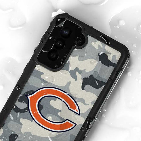 NFL Chicago Bears Camo Galaxy S24 Plus Waterproof Case
