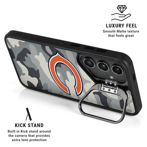 NFL Chicago Bears Camo Galaxy S25 Ultra Kickstand Case