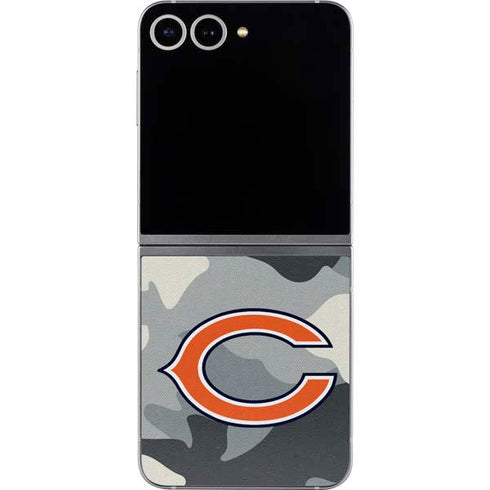 NFL Chicago Bears Camo Galaxy Z Flip6 Skin