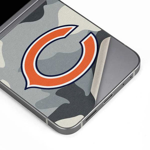 NFL Chicago Bears Camo Galaxy Z Flip6 Skin