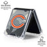 NFL Chicago Bears Camo Galaxy Z Flip6 Clear Case