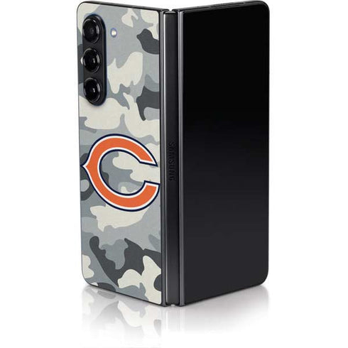 NFL Chicago Bears Camo Galaxy Z Fold5 5G Skin