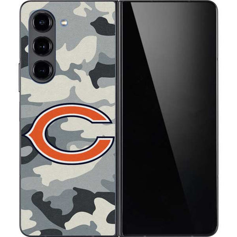 NFL Chicago Bears Camo Galaxy Z Fold5 5G Skin