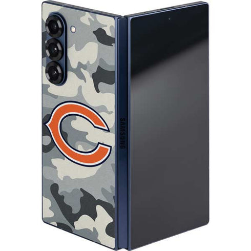 NFL Chicago Bears Camo Galaxy Z Fold6 Skin