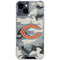 NFL Chicago Bears Camo iPhone 15 Clear Case