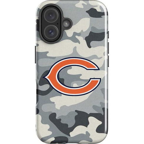NFL Chicago Bears Camo iPhone 16 Impact Case