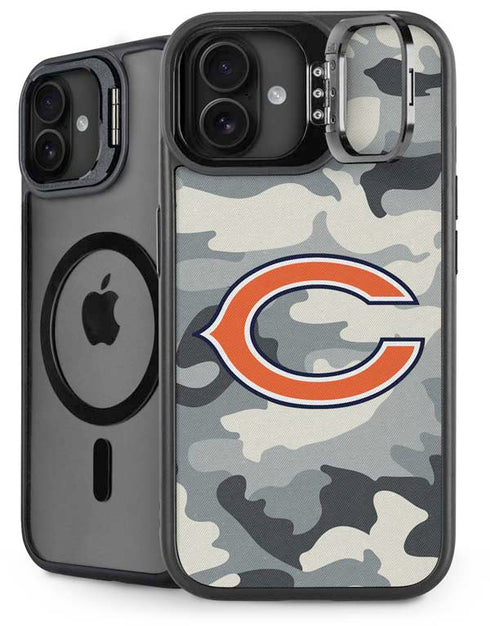 NFL Chicago Bears Camo iPhone 16 Kickstand Case