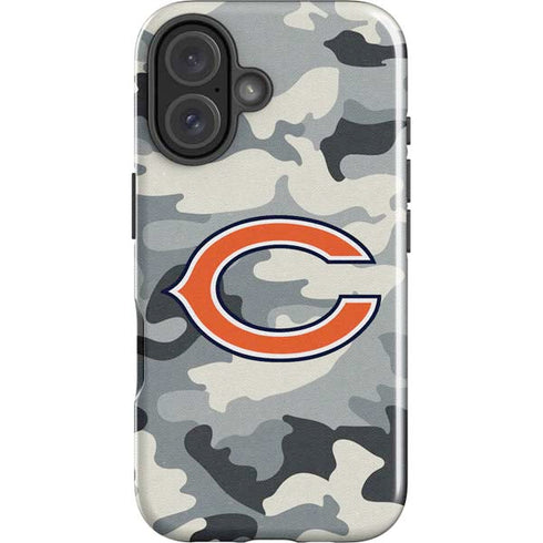 NFL Chicago Bears Camo iPhone 16 Plus Impact Case