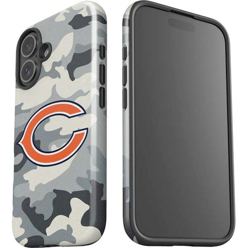 NFL Chicago Bears Camo iPhone 16 Plus Impact Case