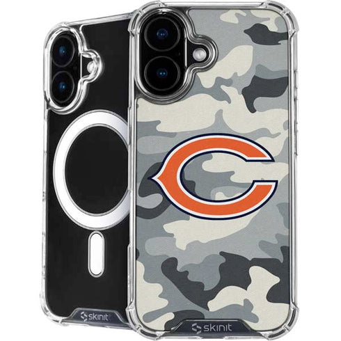 NFL Chicago Bears Camo iPhone 16 Plus MagSafe Case