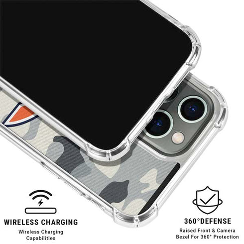NFL Chicago Bears Camo iPhone 16 Pro Max Clear Case