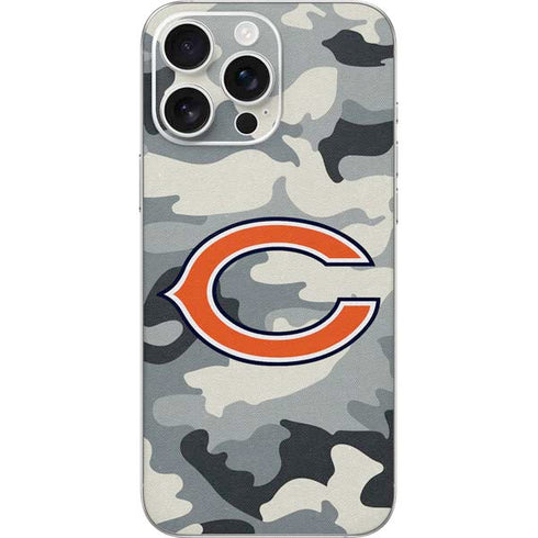 NFL Chicago Bears Camo iPhone 16 Pro Max Skin