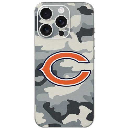 NFL Chicago Bears Camo iPhone 16 Pro Skin